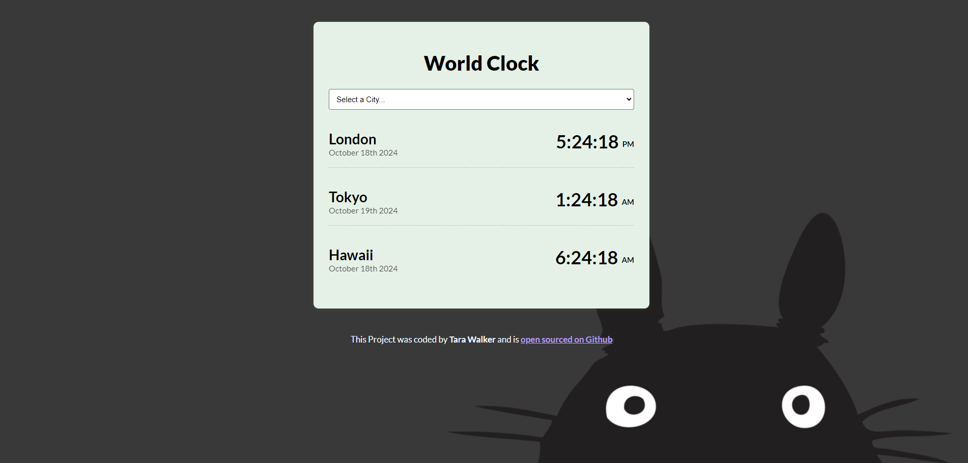 World Clock image